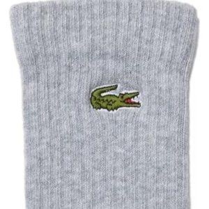 LACOSTE  Lacoste Men's High-Cut Socks Grey US 10-12